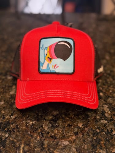 Customer photo review of OVERLORD X Kelloggs: Froot Loops Trucker Cap