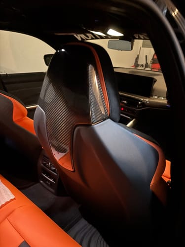 Customer photo review of Performance V1 Carbon Fiber Seat Covers - G80 M3 | G82 / G83 M4