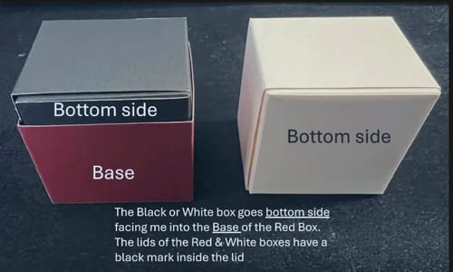 Customer photo review of Triple Gozinta Boxes by Ivo David Oliveira & TCC Magic