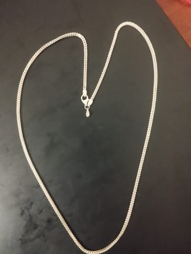 Customer photo review of Silver Link Aura Chain for Him