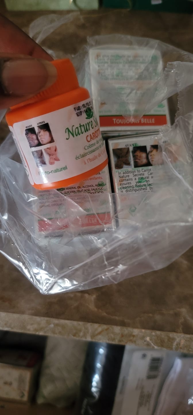 Customer photo review of Nature Secrete Carrot Facial Cream 40g-clearance