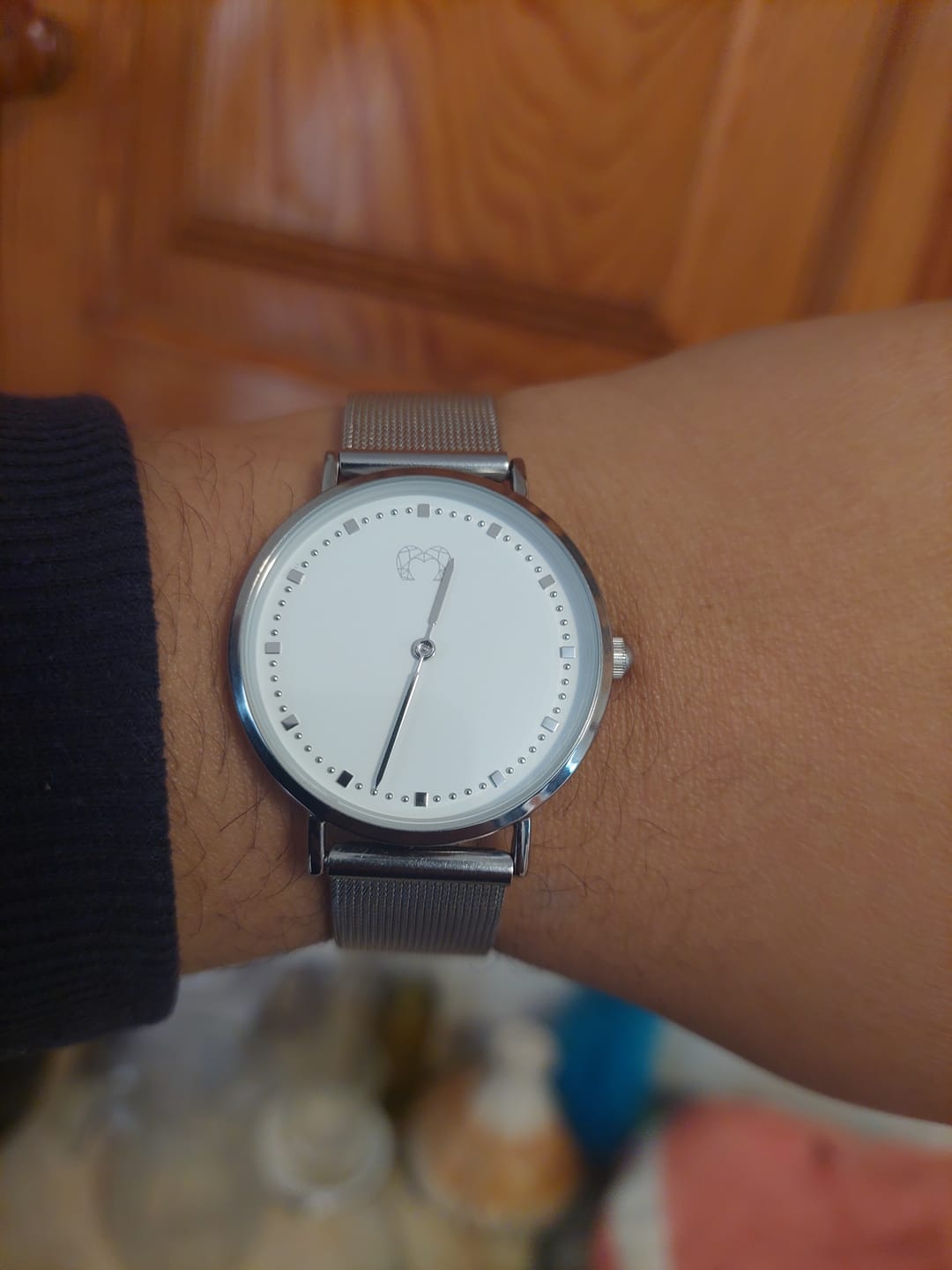 Customer photo review of Reloj Juliet ~ SilverWhite