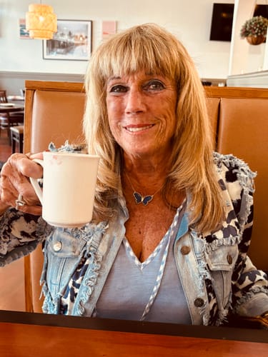 Customer photo review of Vintage 14k Yellow Gold Lapis Lazuli Diamond Figural Butterfly Necklace 15"