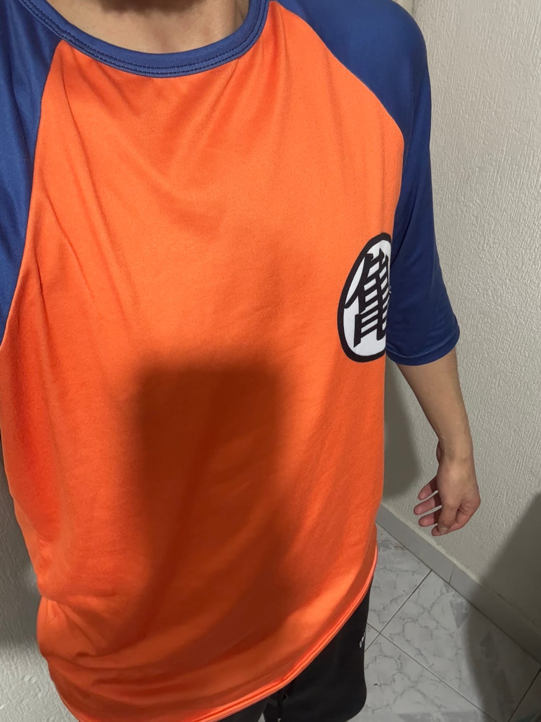 Customer photo review of Playera Pijama Ranglan Dragon Ball Oficial