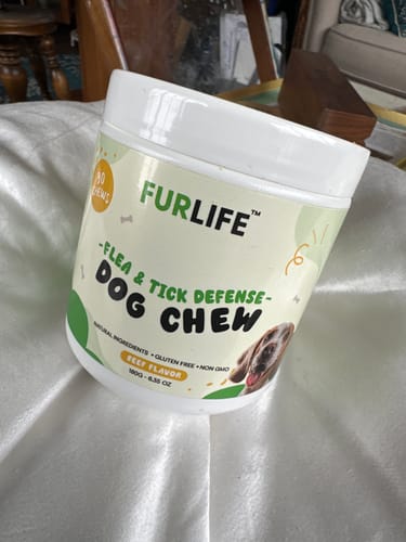 Customer photo review of FurLife™ - Flea & Tick Defense Chews