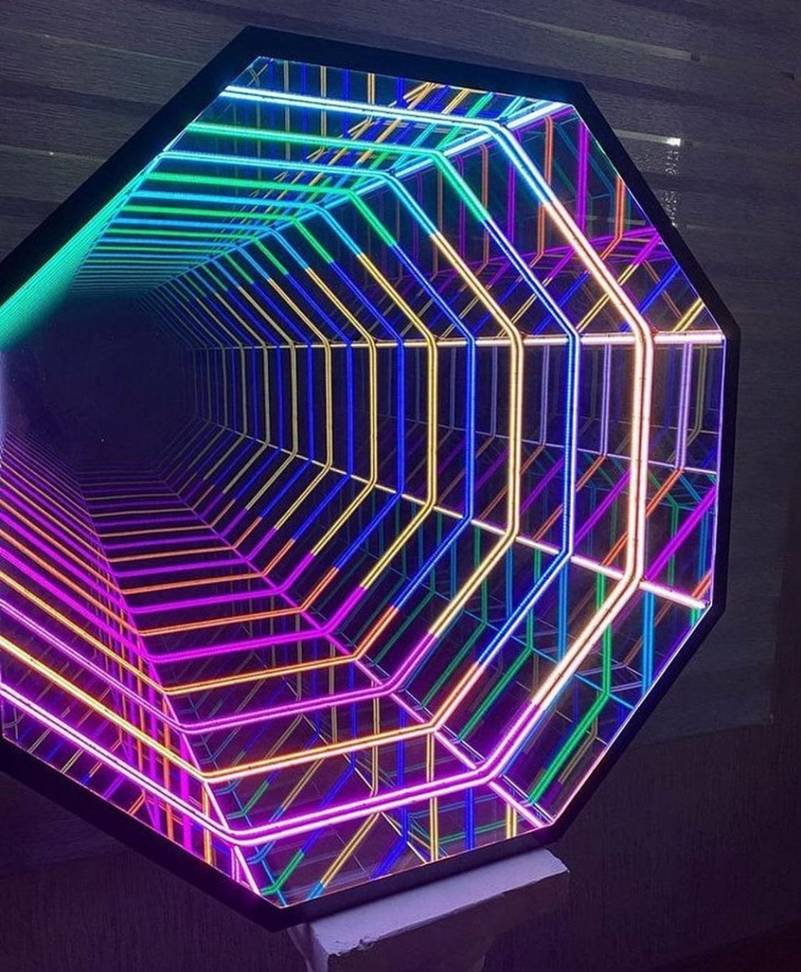 Customer photo review of Octagon Infinity Mirror