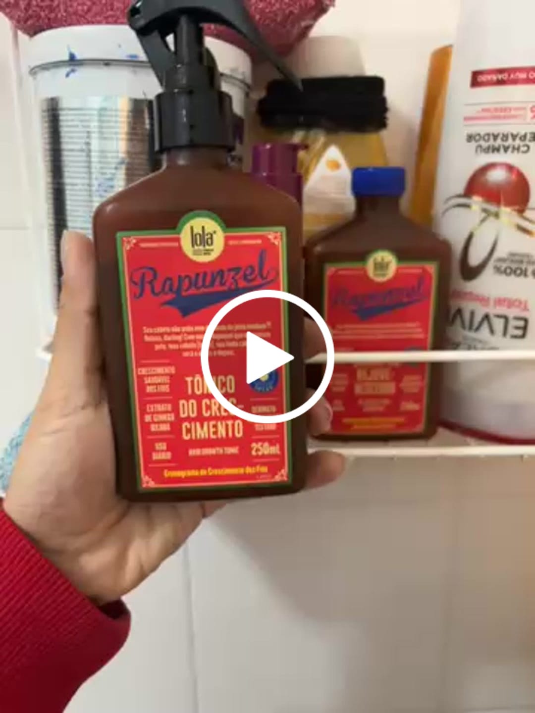 Customer video review of Lola Cosmetics Rapunzel Tonico De crescimento 250ml