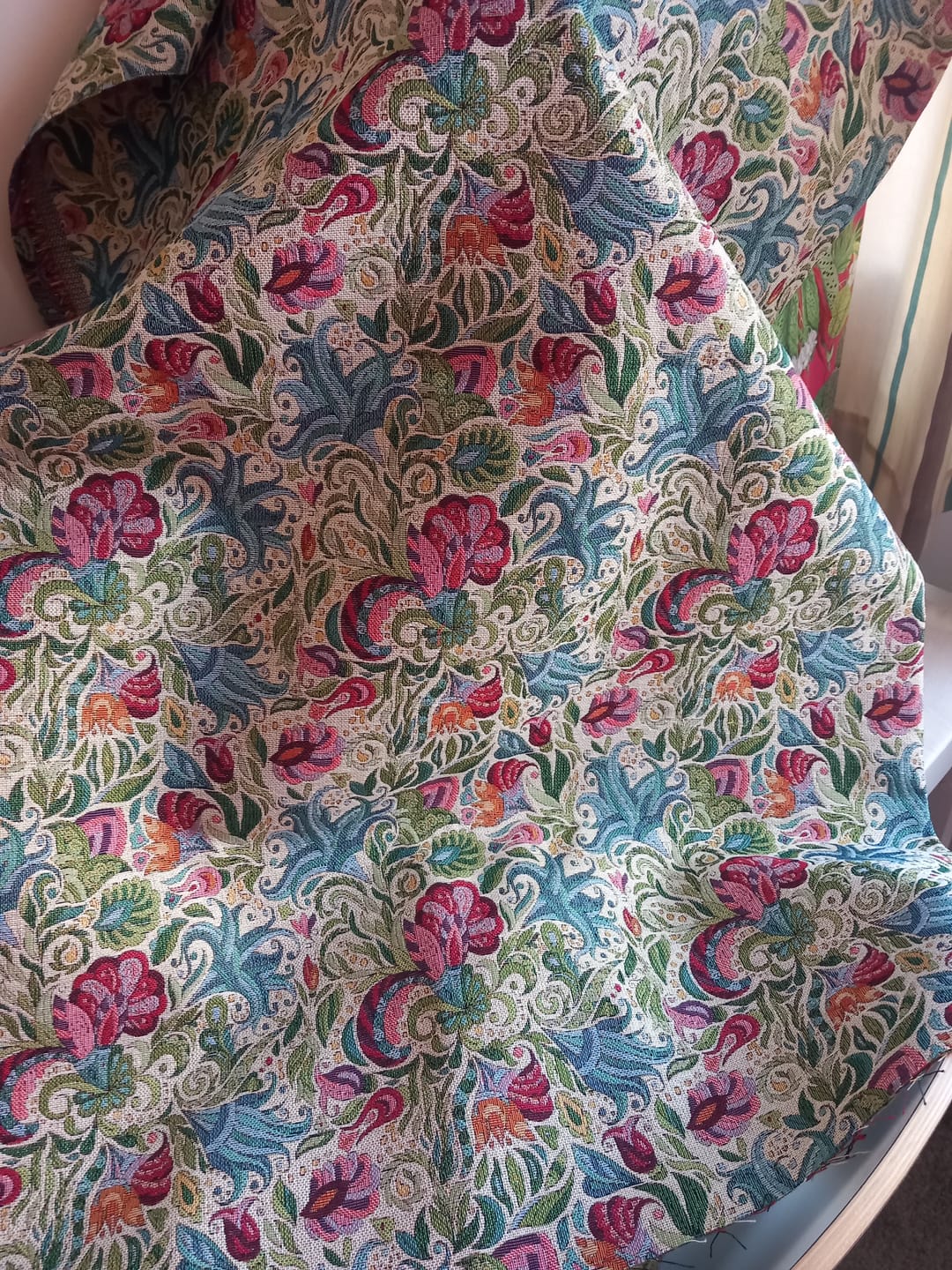 Customer photo review of Abstract Scenery Tapestry Fabric