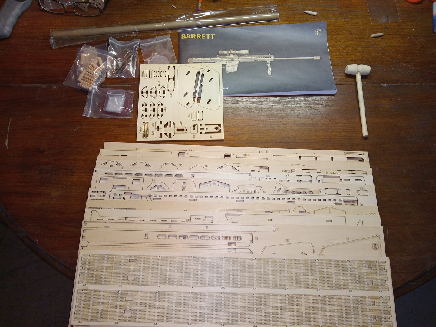 Customer photo review of Rokrgeek Barrett M82A1 3D Wooden Model