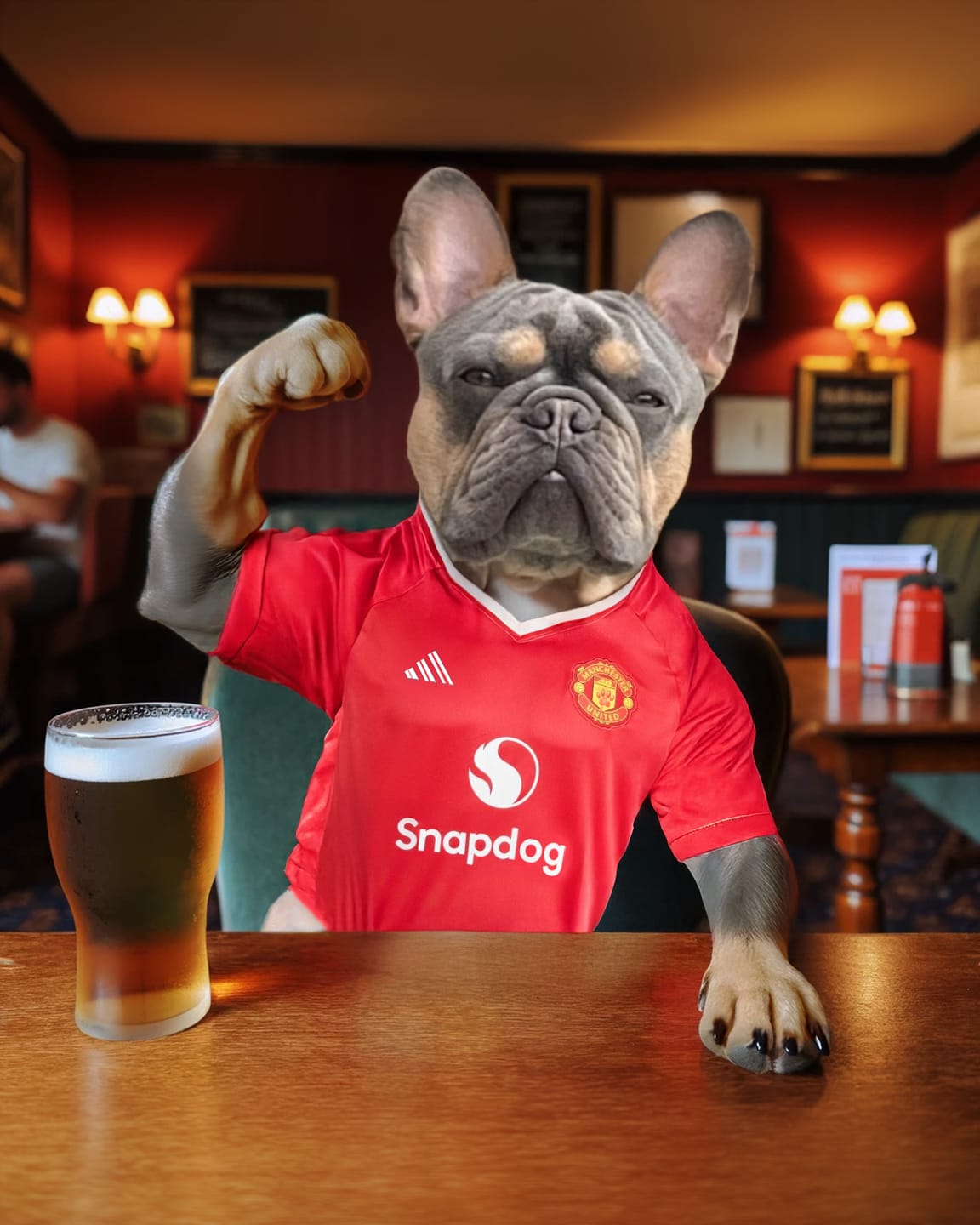 Customer photo review of Personalised Dog/Cat Football Image
