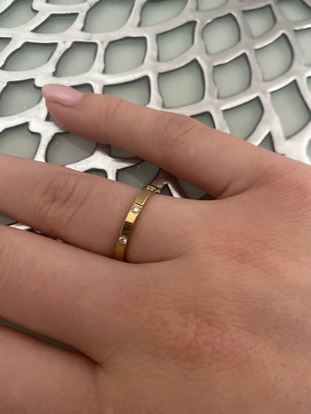 Customer photo review of Lola Ring | 18K vergoldet