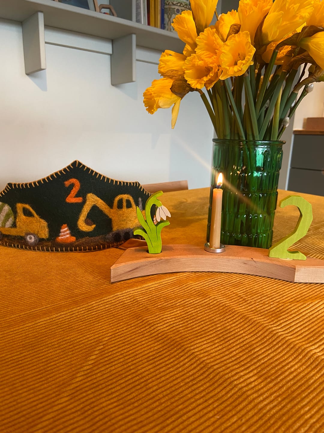 Customer photo review of Enkelt ullfilt ark - 20x30cm - 400g/m
