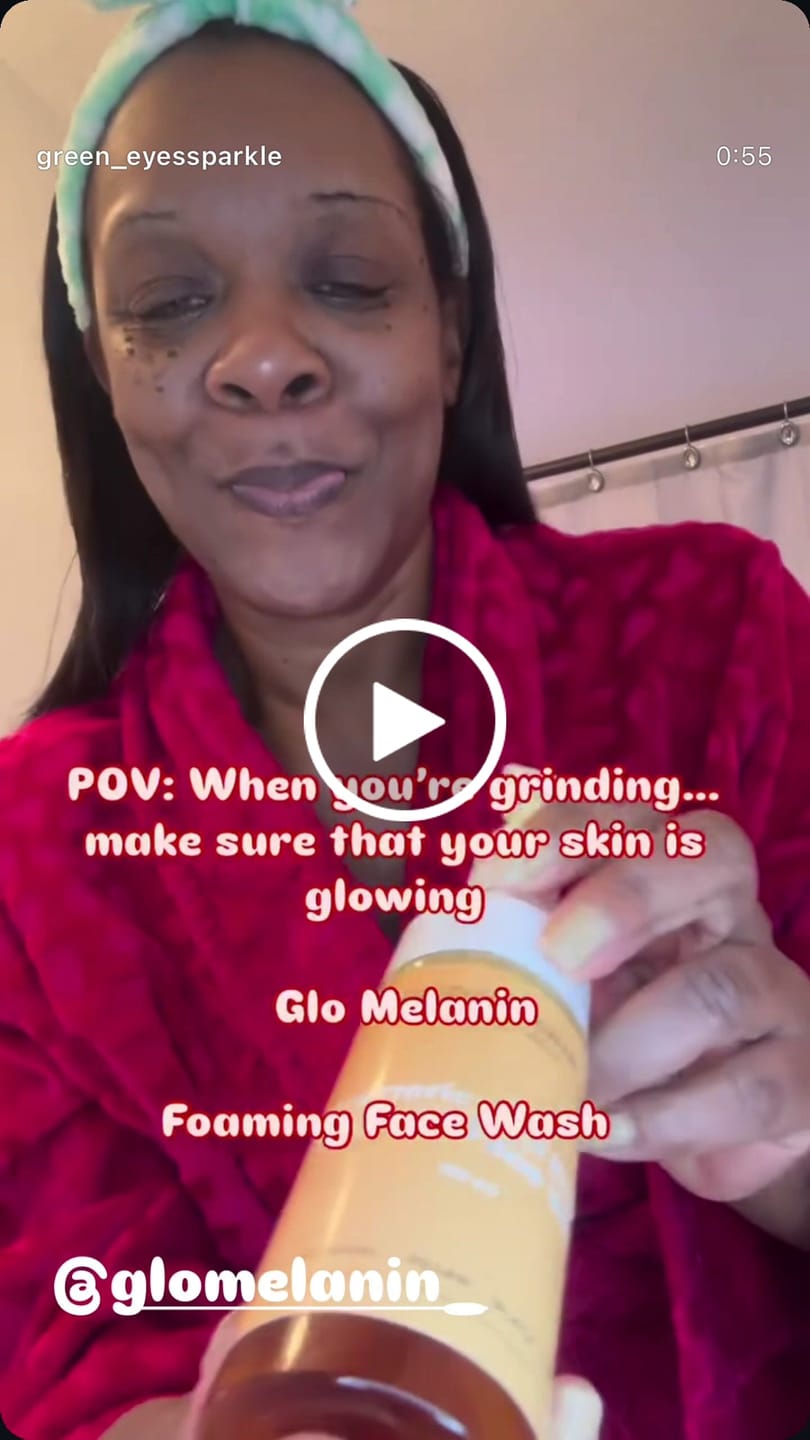 Customer video review of Turmeric and Kojic Foaming Face Wash