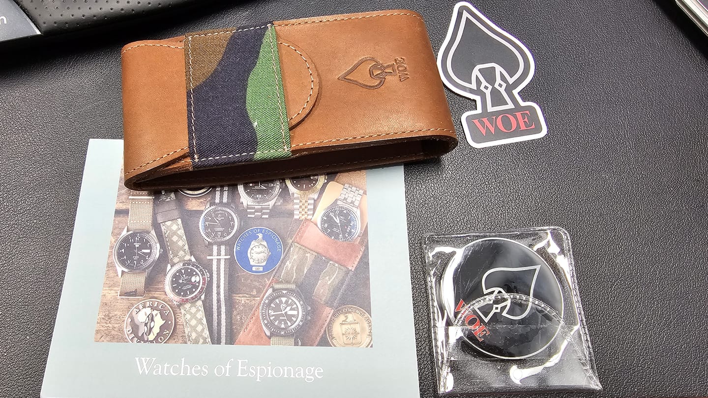 Customer photo review of Travel Pouch and Challenge Coin