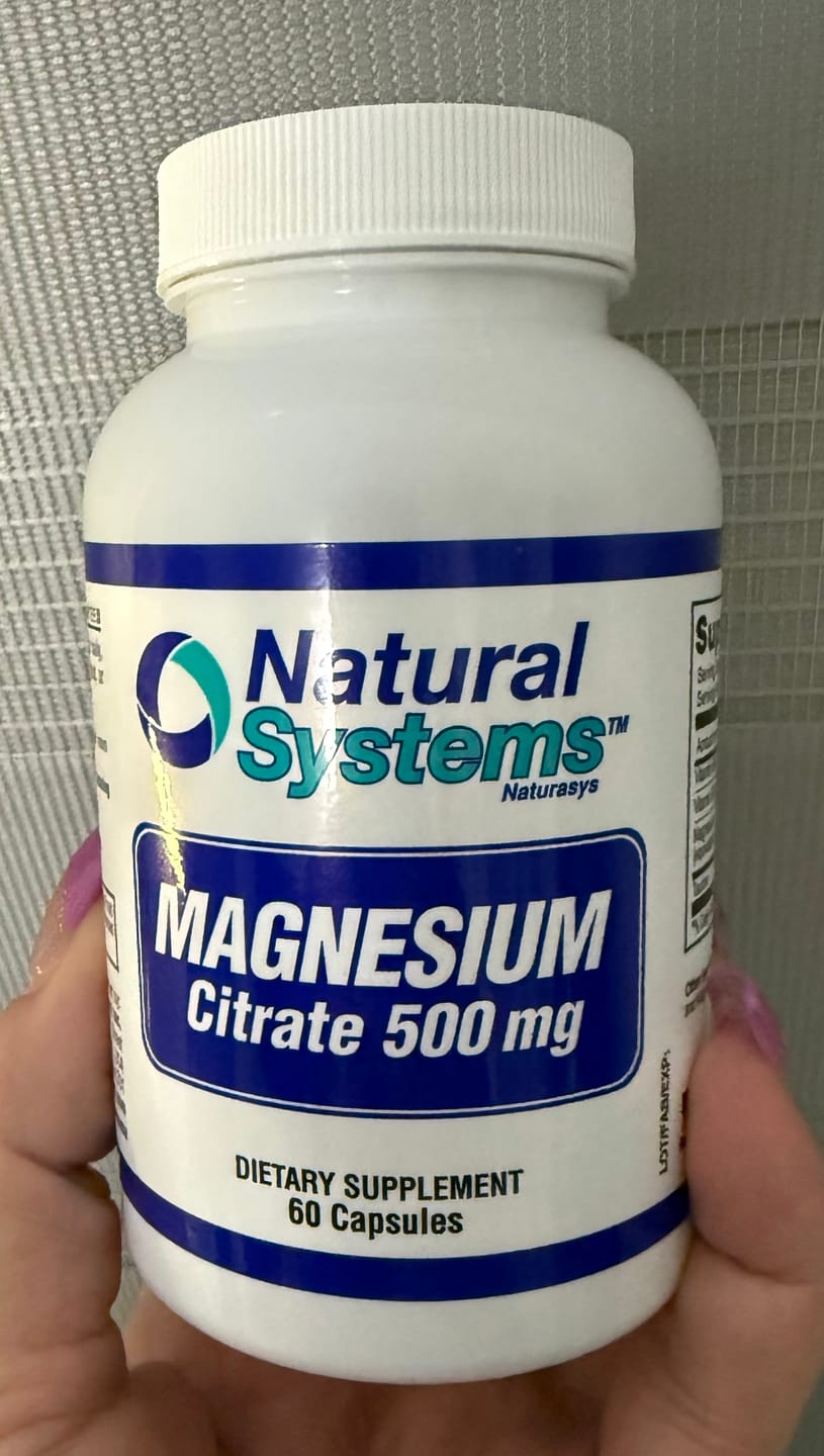 Customer photo review of Complejo de Citrato de Magnesio - 500 mg