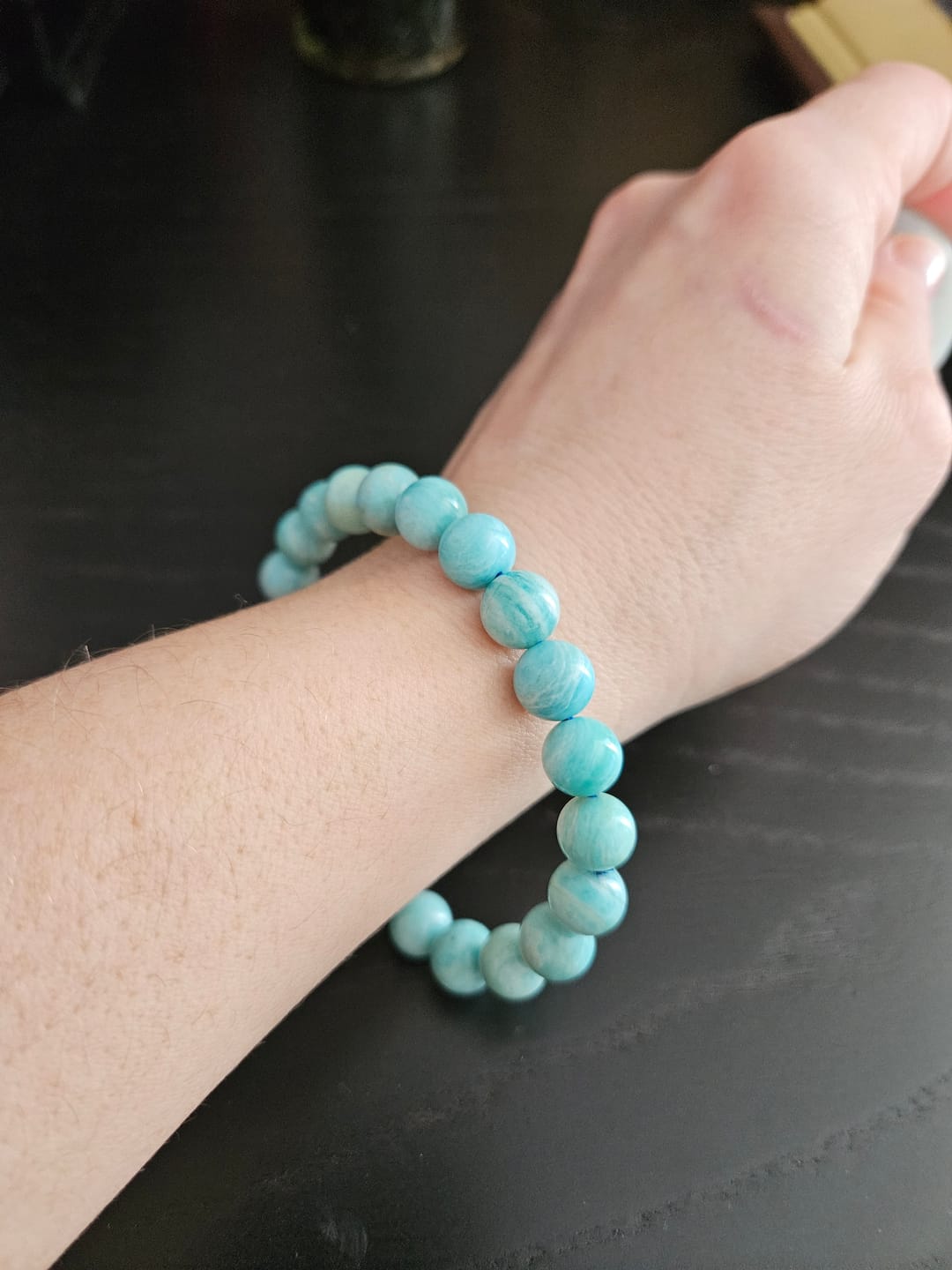 Customer photo review of Bracelet Amazonite "Harmonie"
