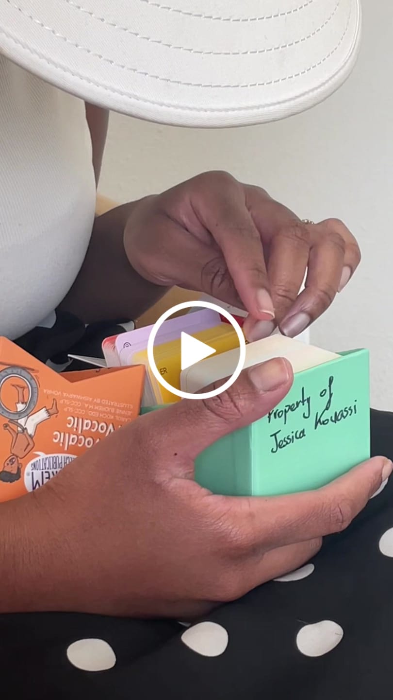 Customer video review of Prevocalic and Vocalic R