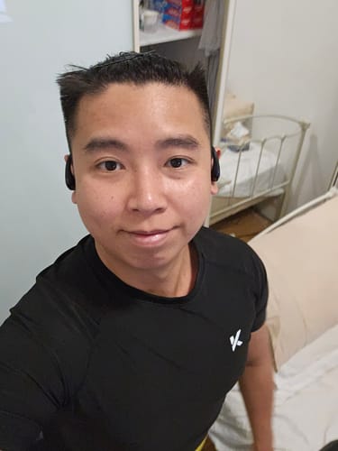 Customer photo review of Men's Sauna Shirt 3-pack Multi Color