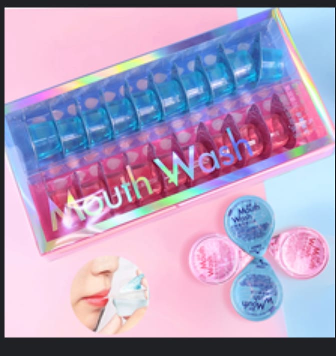Customer photo review of Mini Portable Mouthwash box -20Pack