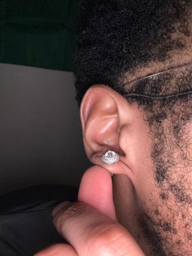 Customer photo review of Stud Earrings