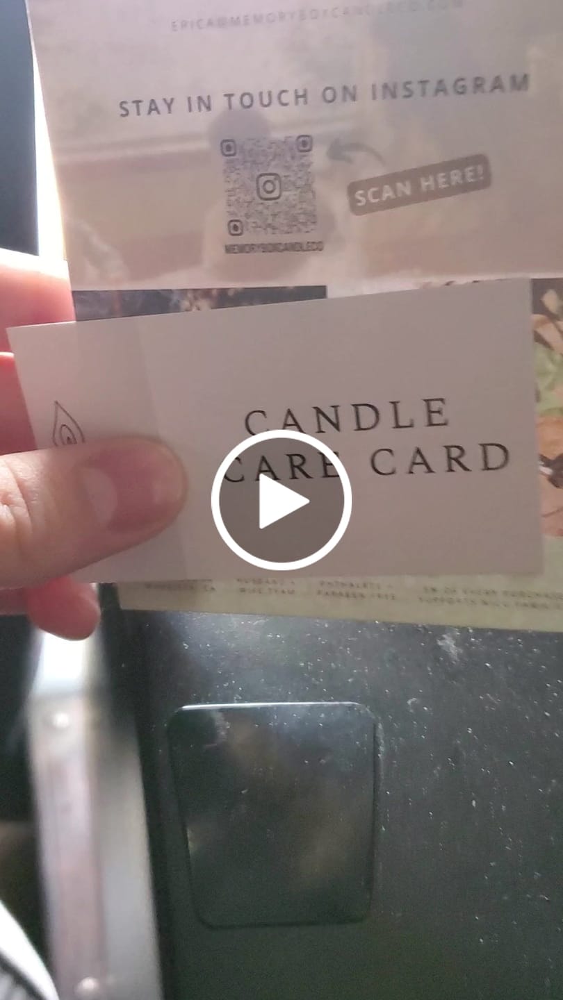 Customer video review of Citrus + Tobacco 6 oz. Candle