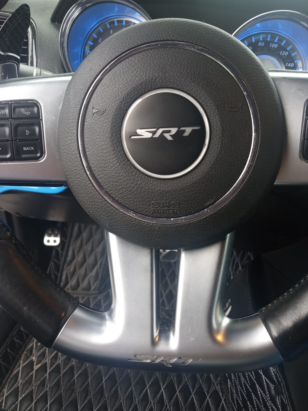 Customer photo review of Round "SRT" Steering Wheel Center Badge