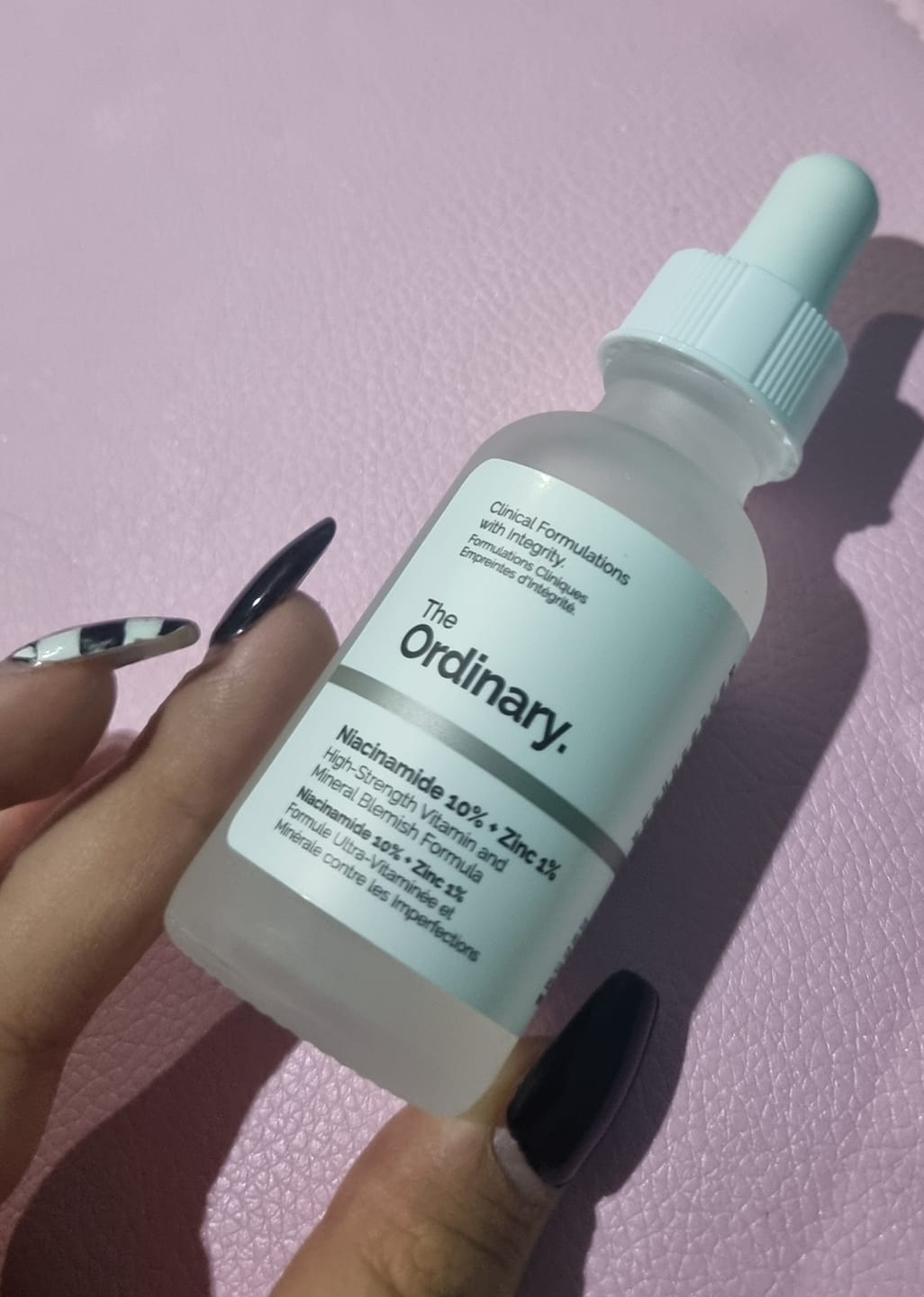 Customer photo review of Niacinamide 10% + Zinc 1% Oil Control Serum