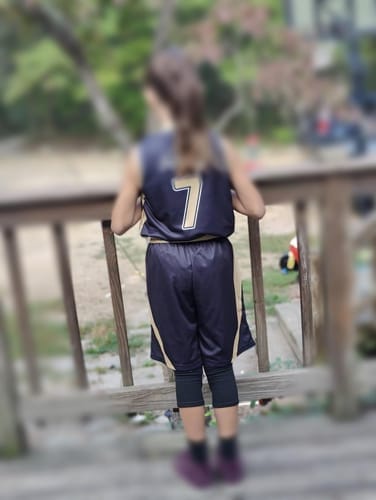 Customer photo review of Custom Black Yellow Double Side Sets Design Sportswear Basketball Jersey