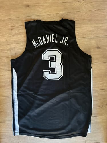 Customer photo review of Custom Black Red  Double Side Tops Athletic Basketball Jersey