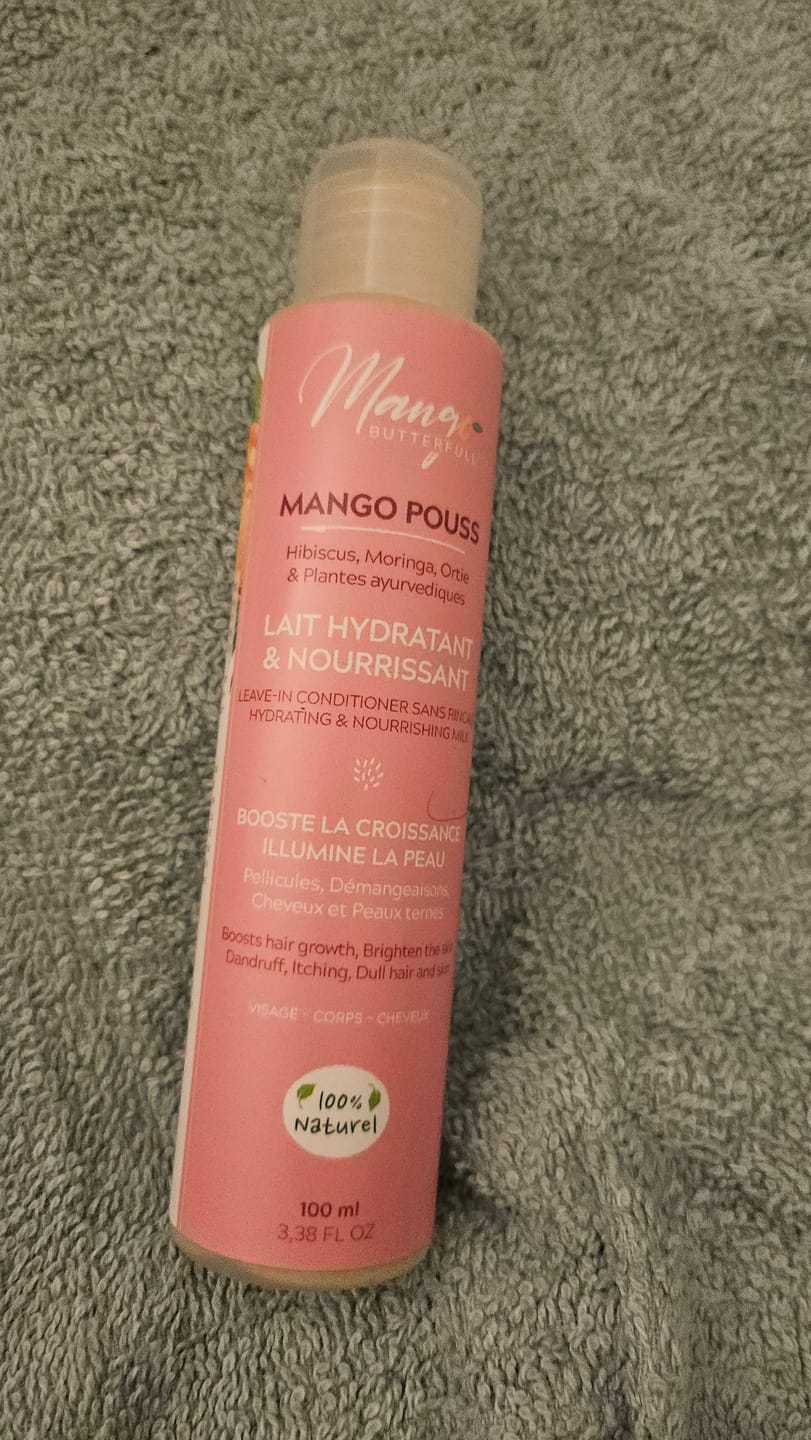 Customer photo review of Lait hydratant et nourrissant - POUSS