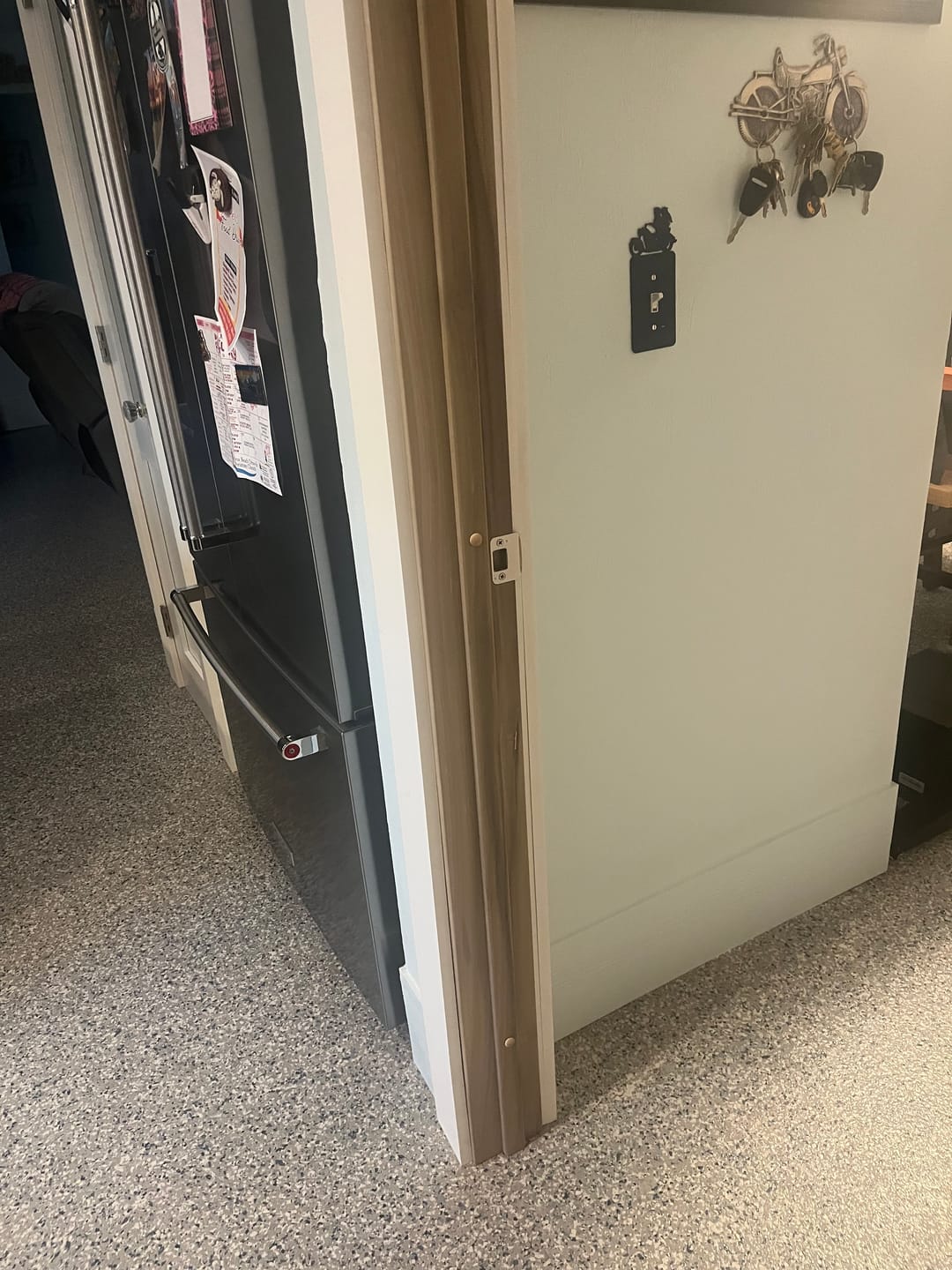 Customer photo review of Interior Jamb Set for Single Door (Stain Grade Poplar)