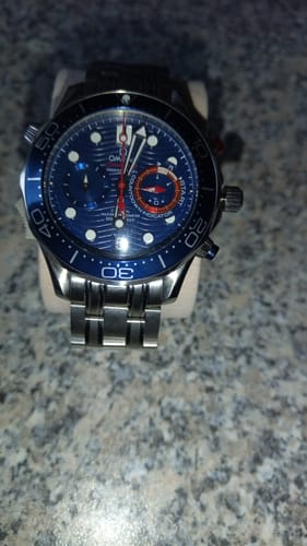 Customer photo review of Rolex Day Date Platinum Ice Blue Replica Clone