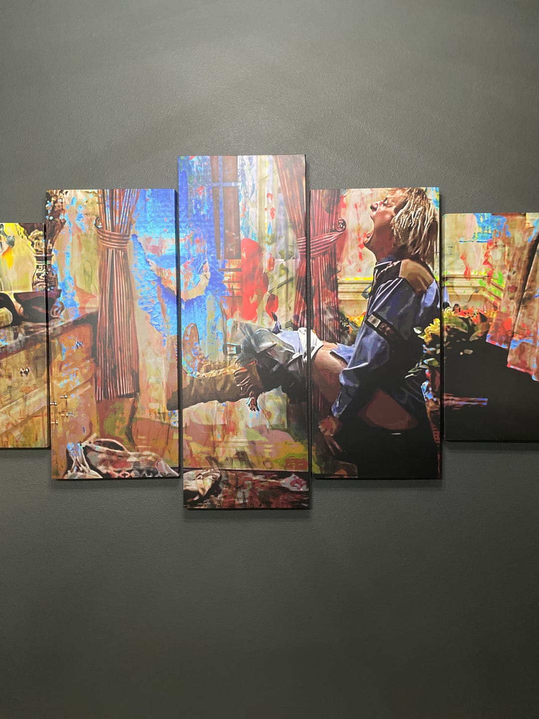 Customer photo review of Dumb & Dumber Bathroom Decor Wall Art