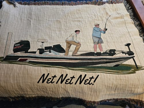 Customer photo review of Custom Kiss-Cut Boat Stickers