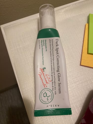 Customer photo review of سيرم تصحيح البقع الداكنة من اكسيس واي - 50مل