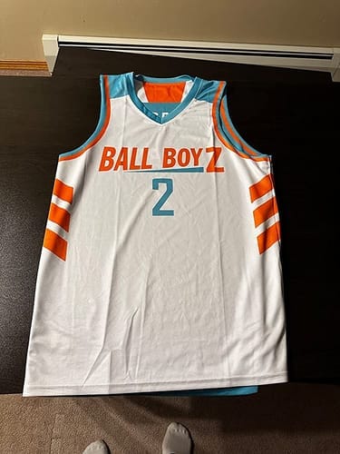 Customer photo review of Custom Red White Double Side Tops Basketball Jersey