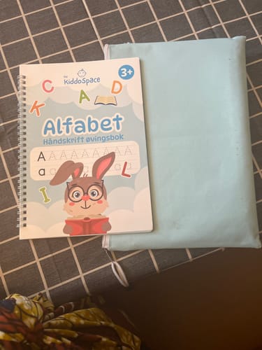 Customer photo review of KiddoSpace's Håndskriftsett