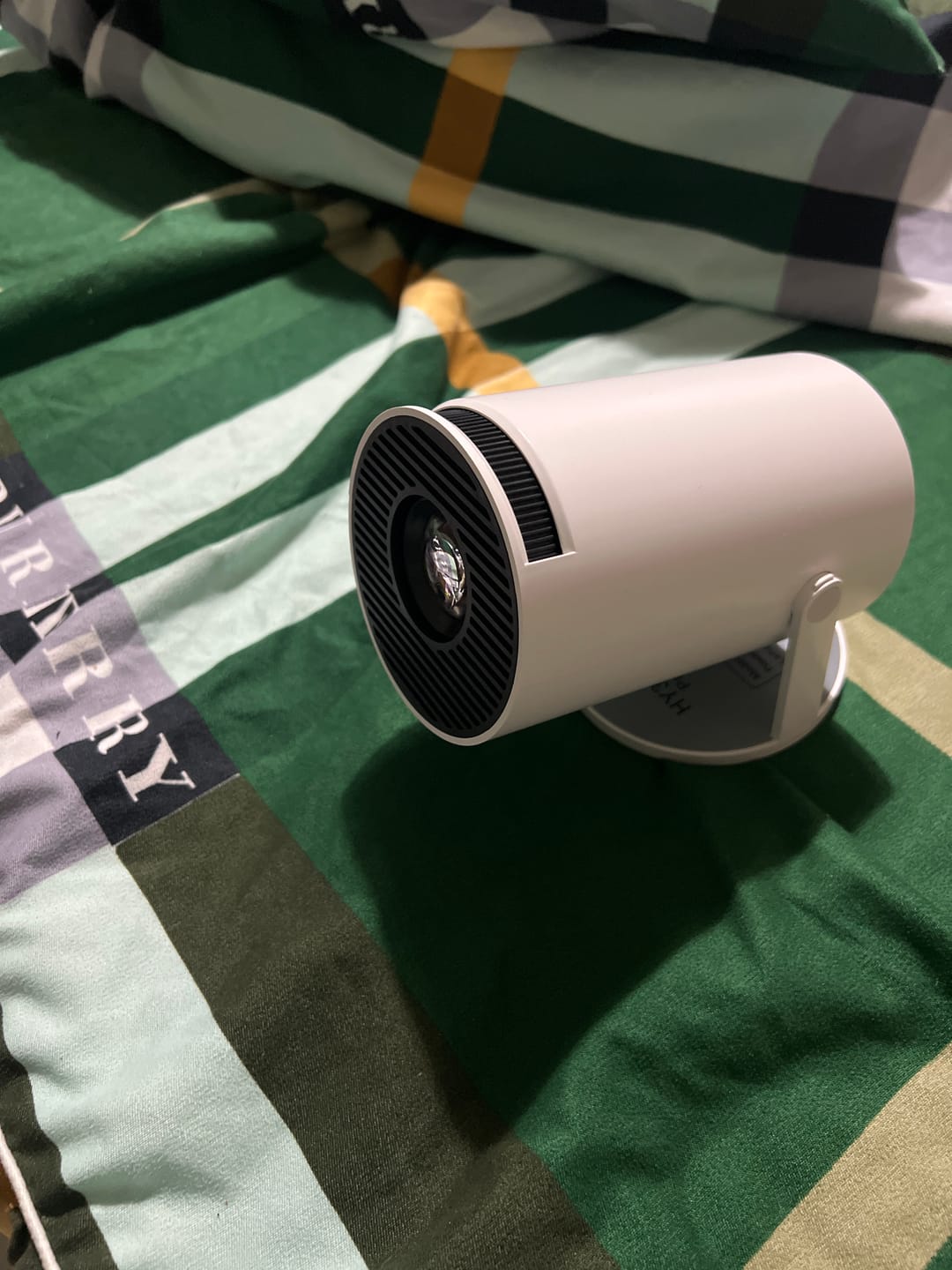 Customer photo review of Portable Smart Projector with built-in Apps