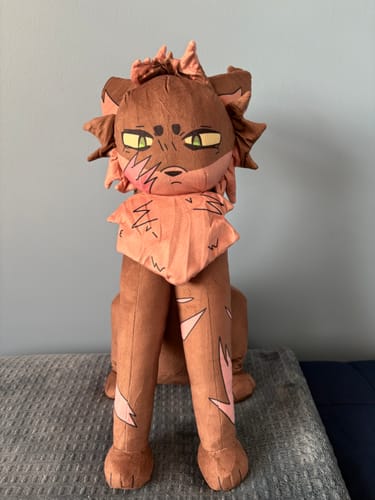Customer photo review of Turn Kid's Drawings into Plushies