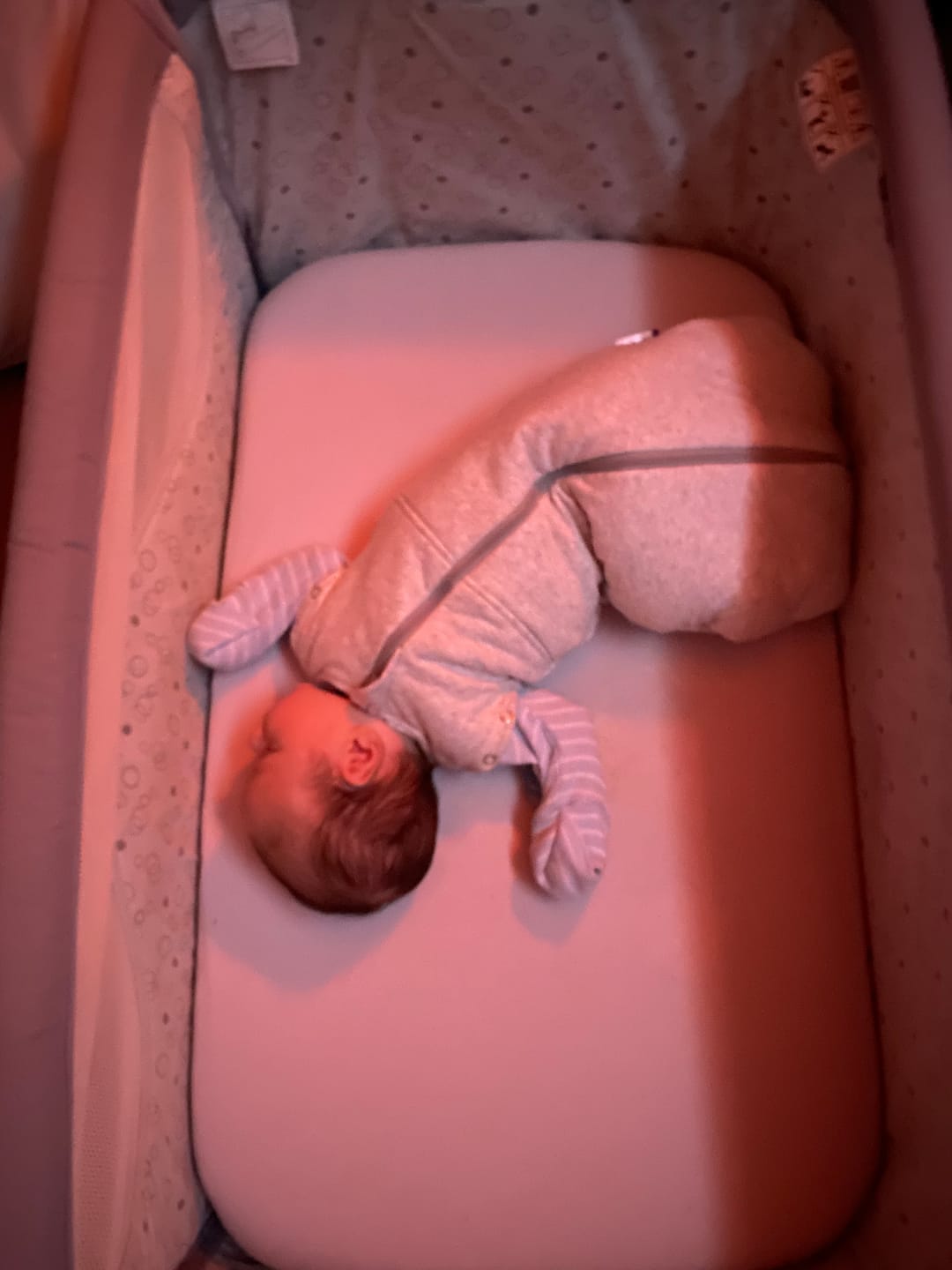 Customer photo review of sleep swaddle bag | 0-3 Months | 2.5 Tog