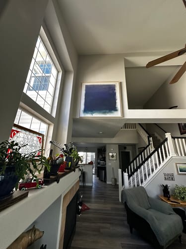 Customer photo review of Deepest Night Canvas Art