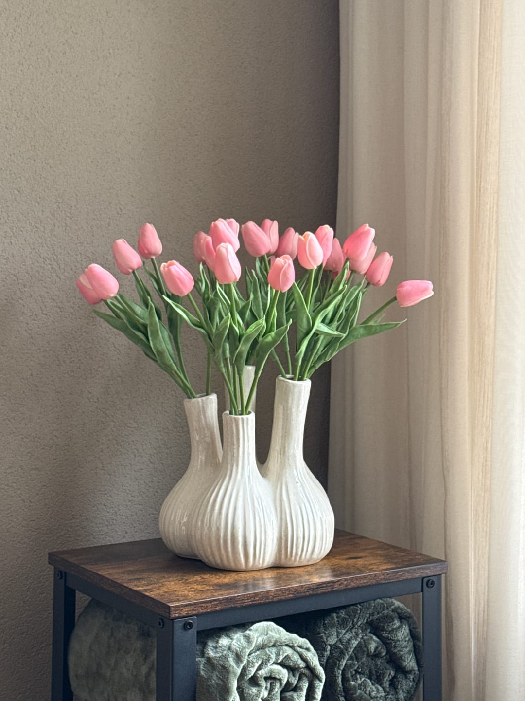 Customer photo review of Tulpen Boeket - Roze (25 stengels)
