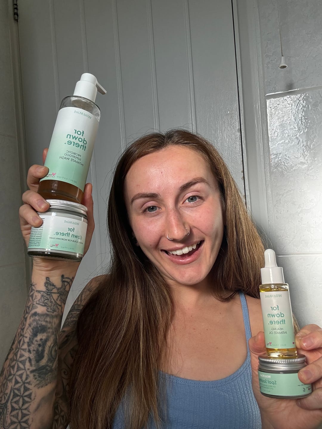 Customer photo review of Superfood Intimate Care Kit