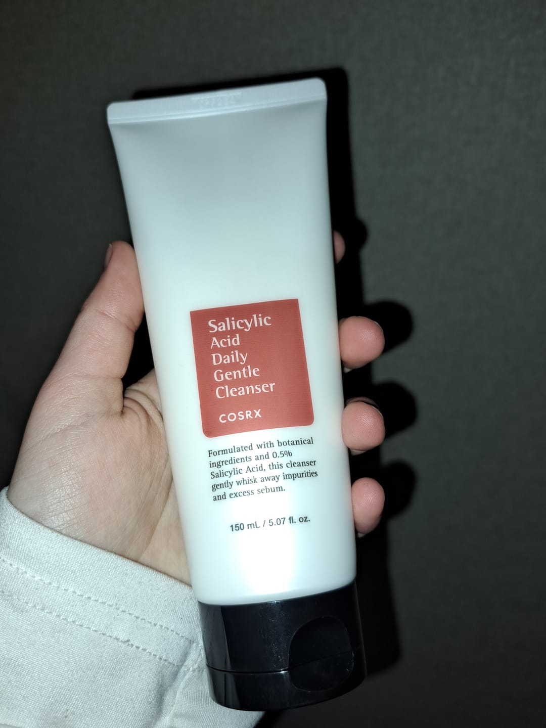 Customer photo review of Putas ar salicilskābi problemātiskai ādai COSRX Salicylic Acid Daily Gentle Cleanser