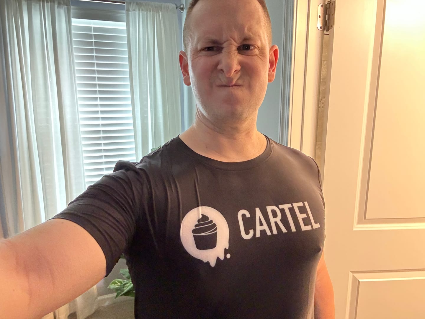 Customer photo review of Mens Batch of 2025 Cool Dri Tee Black