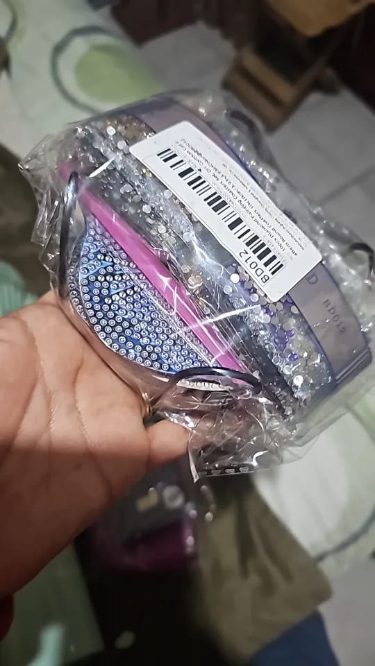 Customer photo review of Whisker Wonders Diamond Painting Coaster Set (10-Piece with Holder)
