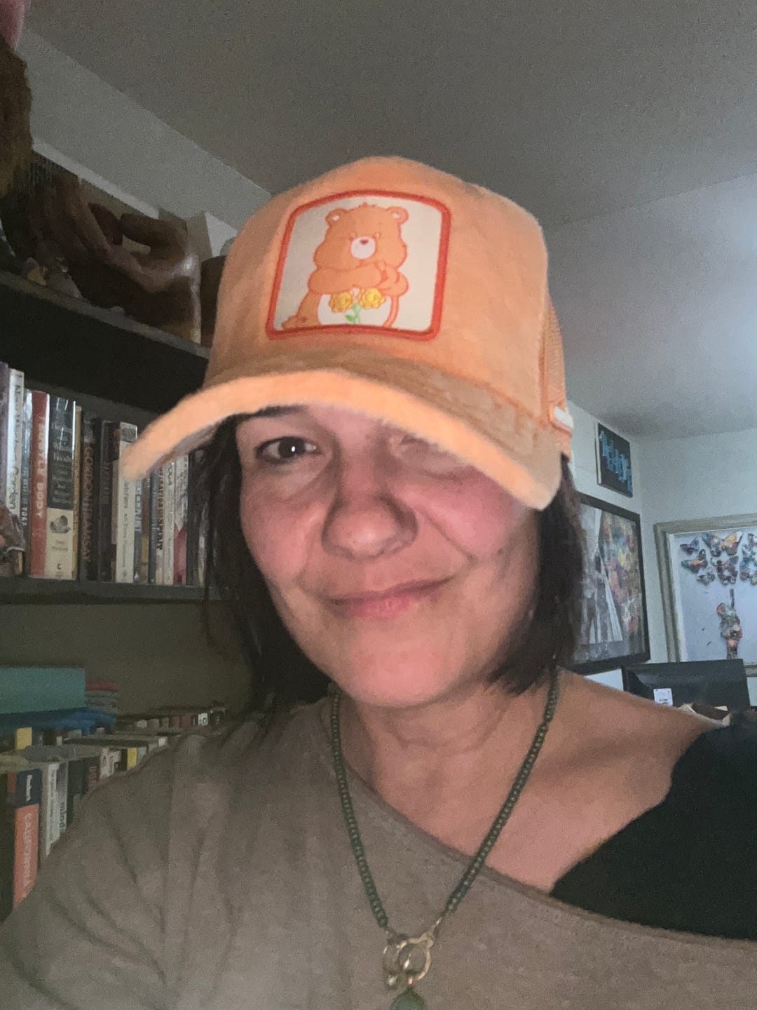 Customer photo review of OVERLORD X Care Bears:  Friendship Bear Trucker Cap
