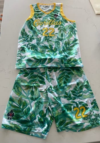 Customer photo review of Custom Purple White Double Side Tops Basketball Jersey