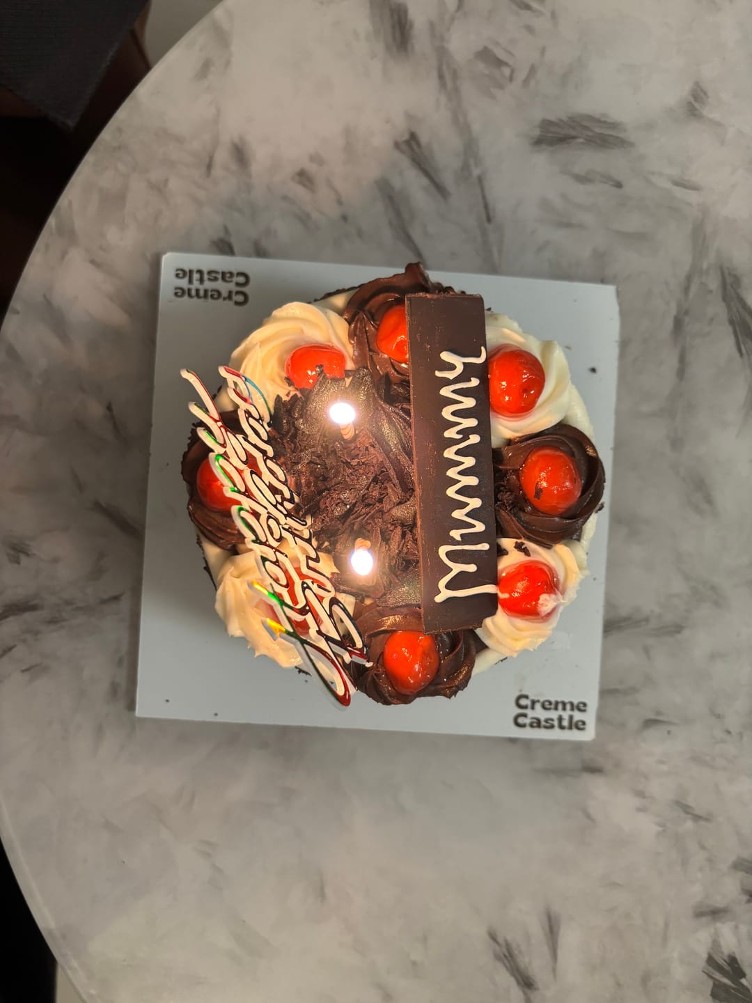 Customer photo review of German Black Forest Cake