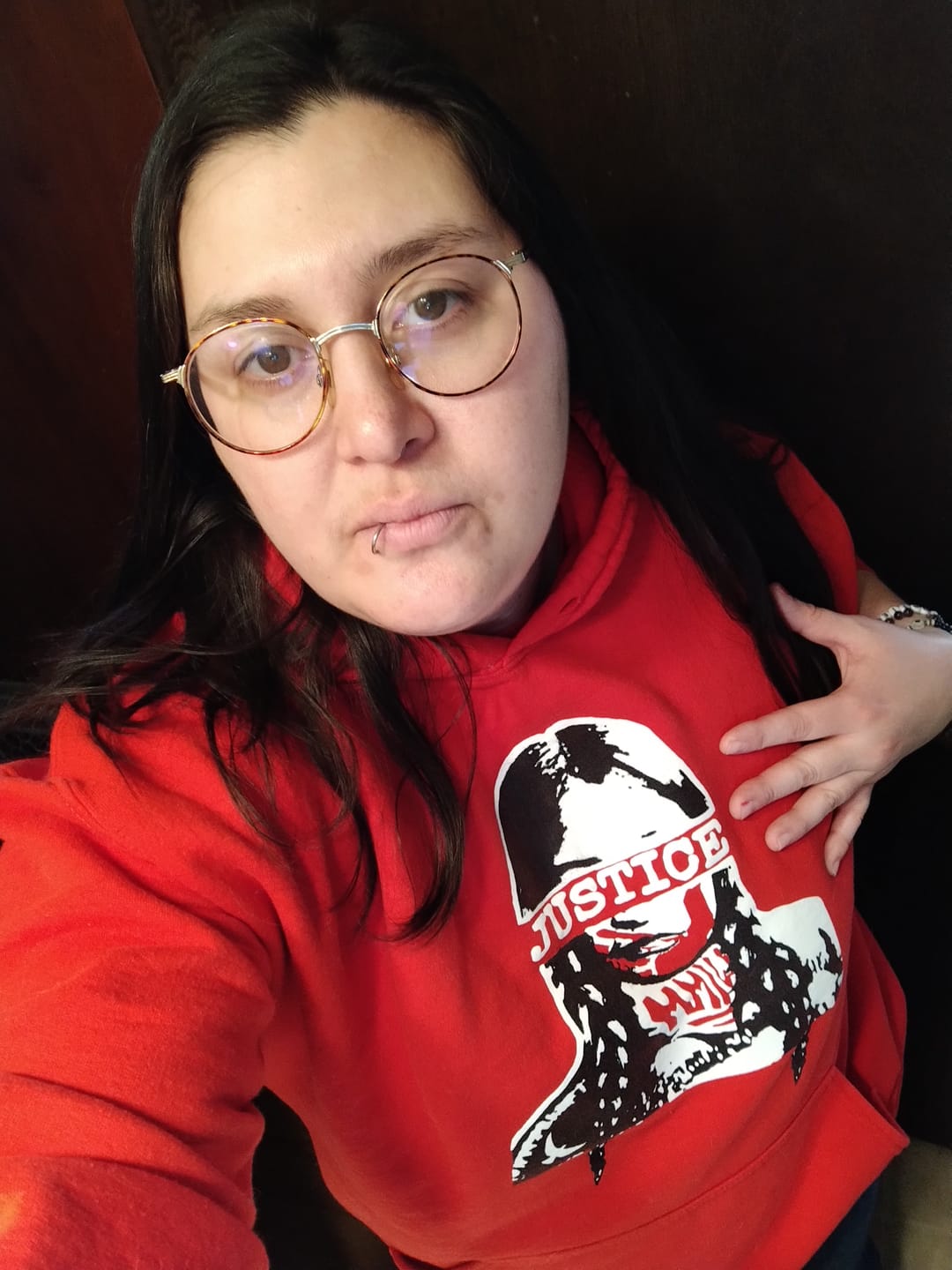 Customer photo review of Justice Hoodie